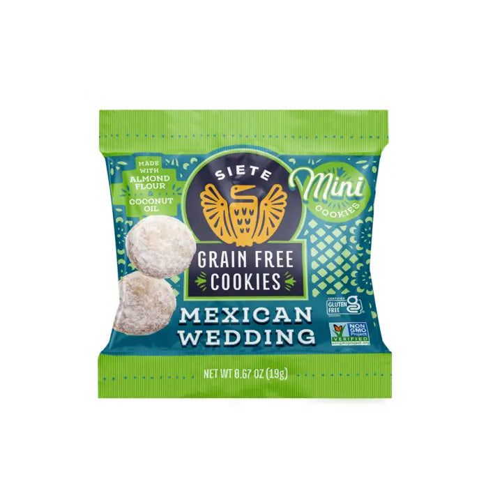 eme 恋どもハート缶セット×4 オニキス×5 いろかぐヤチ×5 Siete Mexican Wedding Mini Cookies 0.67oz – Snackever