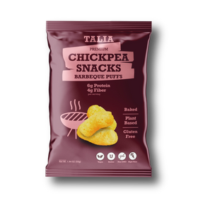Talia Snacks | Chickpea BBQ Puffs Vegan Gluten-Free | 1.94oz