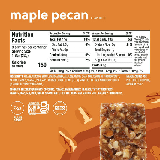 Perfect Keto Nolabar Maple Pecan