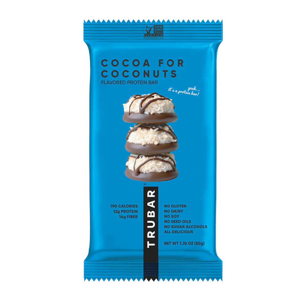 TRUWOMEN TRUBAR Cocoa for Coconuts Plant Fueled Protein Bar (1.76