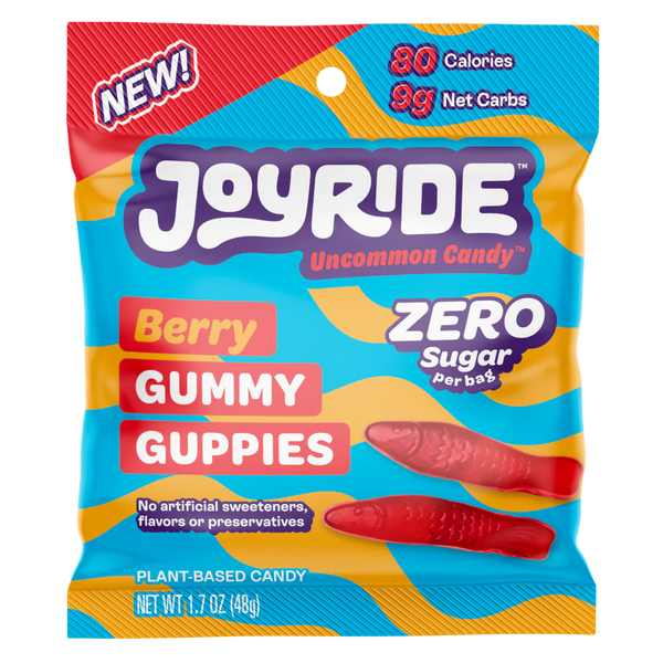 JOYRIDE Berry Gummy Guppies Zero Sugar 1.7 oz Zero Sugar