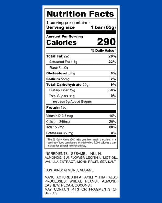 Vital Halva Original Sesame Protein Bar