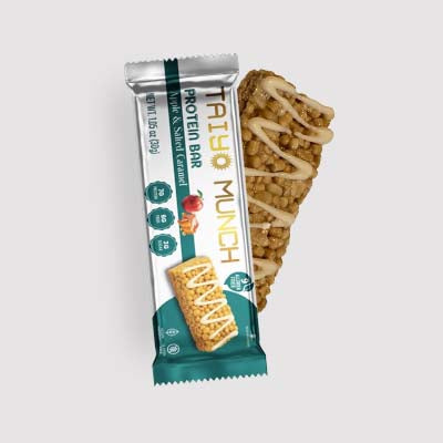 Taiyo Munch | Apple & Salted Caramel Protein Bar