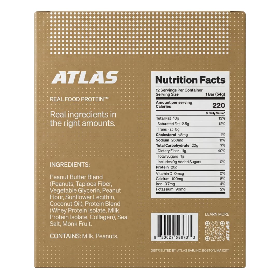 Atlas | Salted Peanut Butter Protein Bar