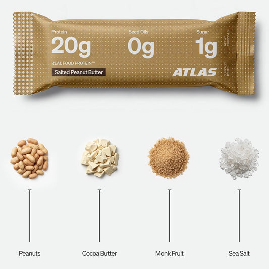 Atlas | Salted Peanut Butter Protein Bar