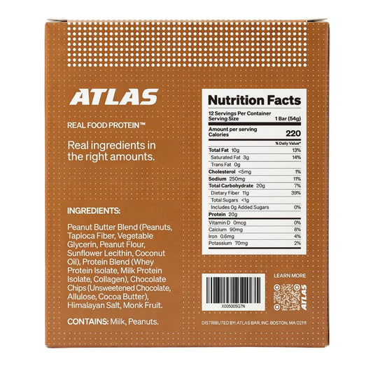 Atlas | Peanut Butter Chocolate Chip Protein Bar