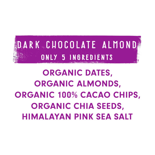 Jonesbar | Dark Chocolate Almond | Organic Plant-Based Gluten-Free 1.7oz
