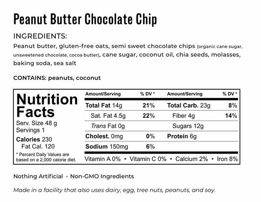 KAKOOKIES | Peanut Butter & Chocolate Chip 1.69oz