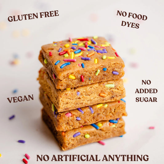 Elavi | Birthdy Cake High Protein Chocolate Blondie | 1.87oz Vegan Gluten-Free
