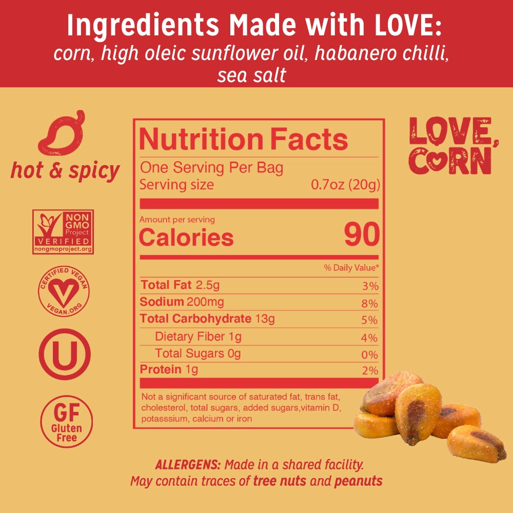 Love Corn Hot & Spicy (0.7oz)