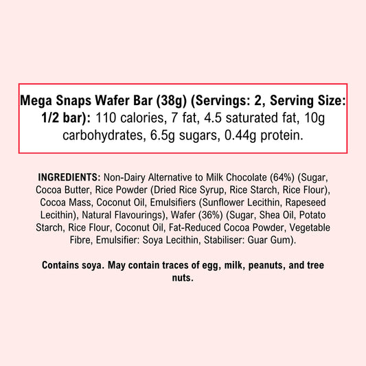 TRUPO Oat Milk Chocolate Mega Snaps Bar