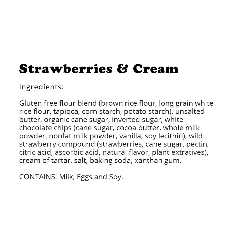 WOW Baking Company | Gluten-Free Strawberries & Cream Soft Baked Cookie (1oz)