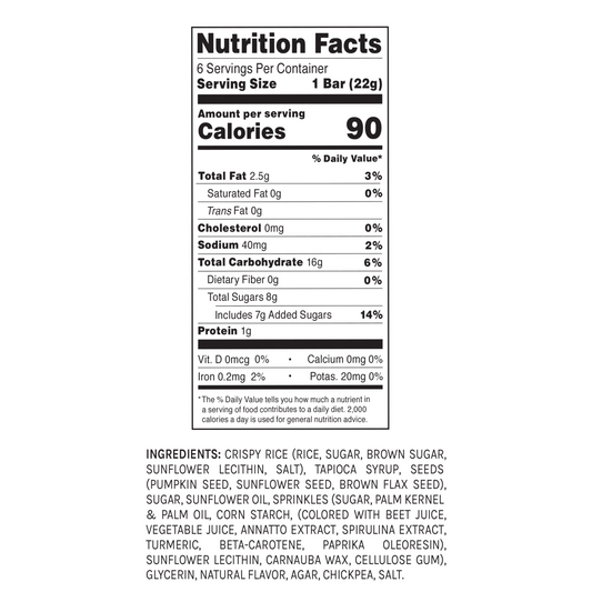 Blake's Seed Based Birthday Cake Crispy Treat (0.78 oz)