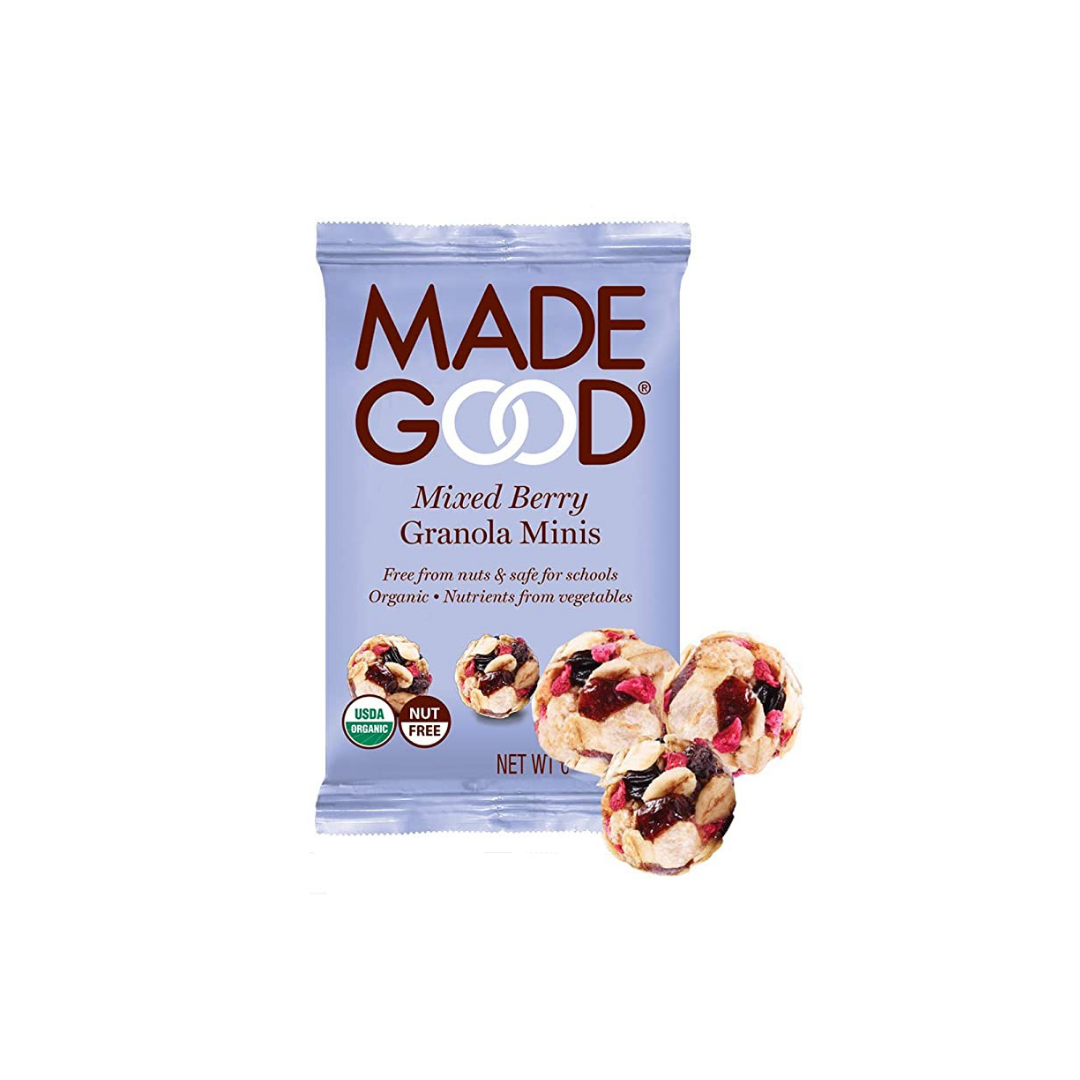 MadeGood Mixed Berry Granola Minis 0.8 oz – Snackever