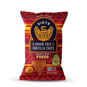 Siete Fuego Grain Free Tortilla Chips | Gluten Free Chips | Paleo 1 oz