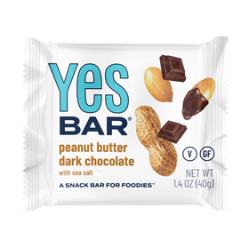 The YES Bar | Peanut Butter Dark Chocolate Plant Based Protein 1.4 oz Gluten Free