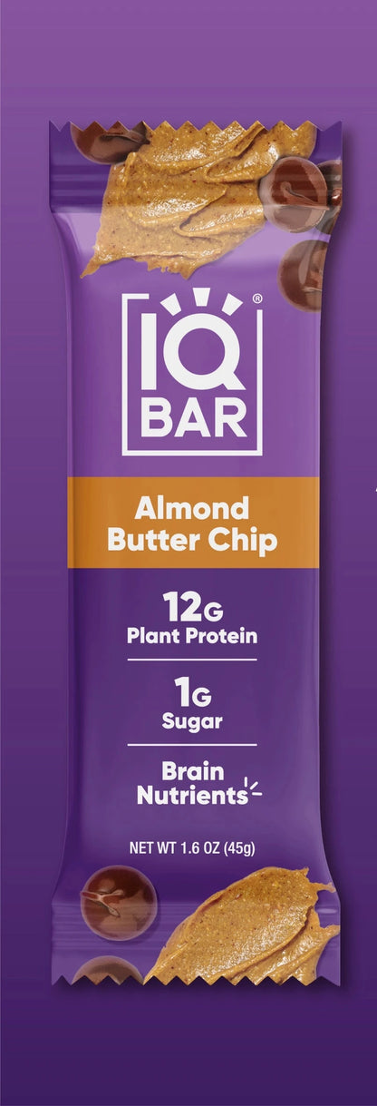 IQBAR Brain and Body Keto Protein Bar - Almond Butter Chip 1.6 oz