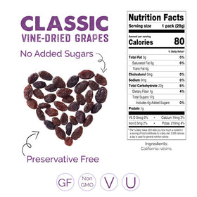 Life's Grape | Classic Vine-Dried Grapes | Gluten-Free 0.8 oz