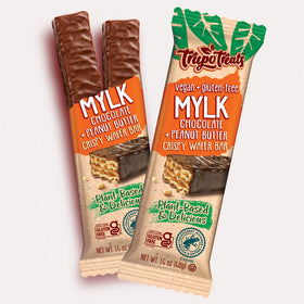 Mylk Chocolate Bar | Peanut Butter Crispy Wafer Bar | Vegan Gluten-Free Plant-Based 1.6oz