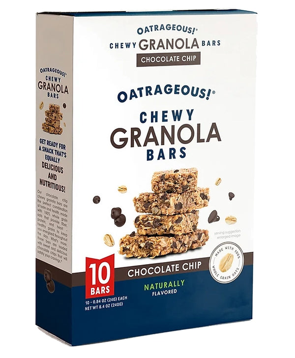 Oatrageous | Chocolate Chip Chewy Granola Bars (Box)