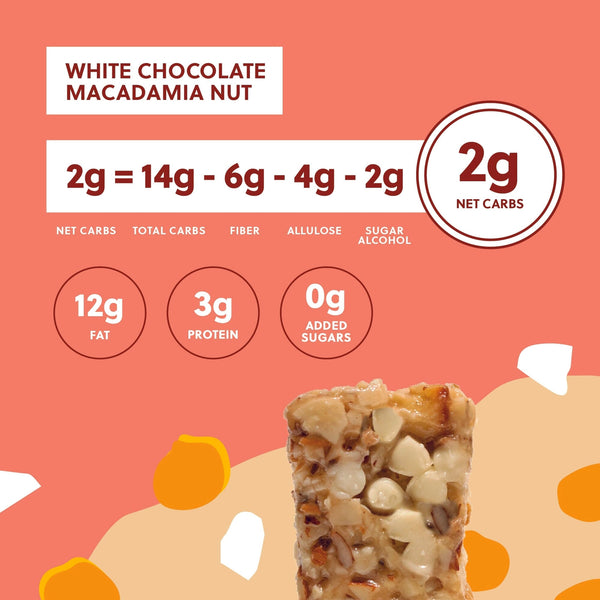 Perfect Keto Nolabar White Chocolate Macadamia Nut