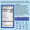 Resist | Balance | Cinnamon Dark Chocolate Chip + Maca | Keto Vegan Protein Bar | 2.05oz