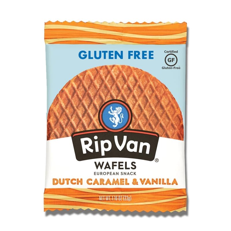 Rip Van Wafels Snack Wafels Dutch Caramel & Vanilla Gluten Free (1.16 oz)
