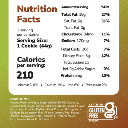 ChipMonk Baking | Toasted Coconut Keto Cookie (1.6oz)