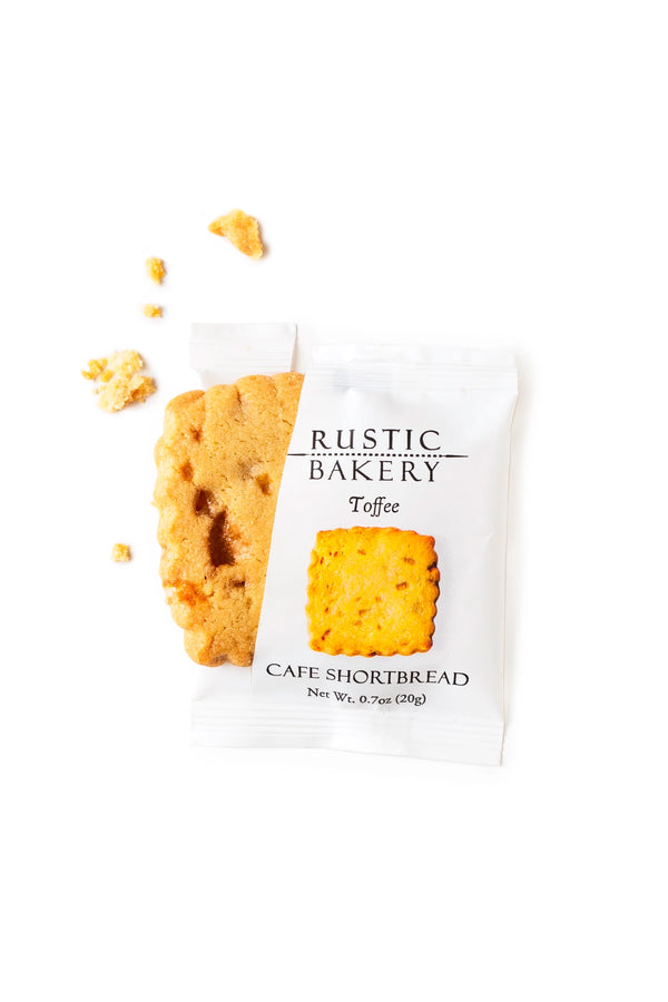 Rustic Bakery | Toffee Cafe Shortbread (0.7oz) Sugar Conscious