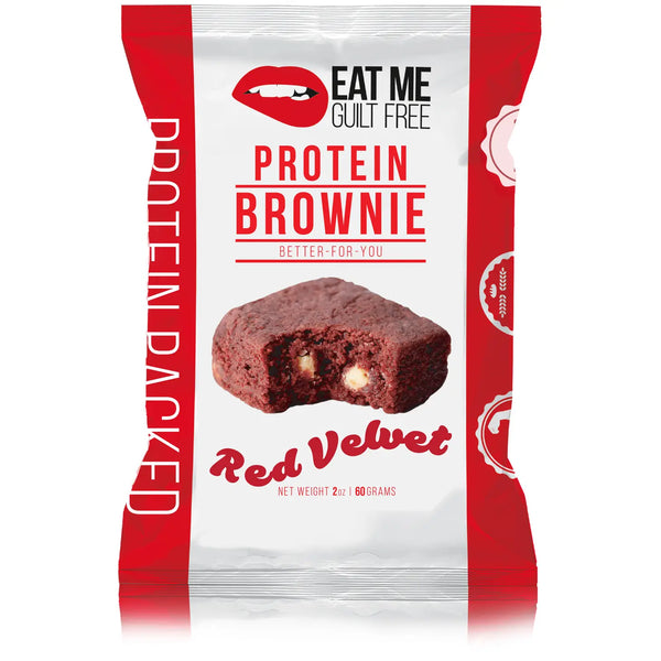 Eat Me Guilt Free | Red Velvet Protein Brownie | 2oz