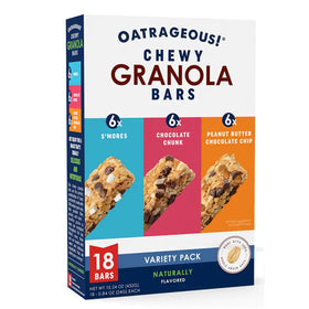 Oatrageous | Variety Pack Chewy Granola Bars (Box)