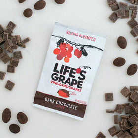 Life's Grape | Dark Chocolate Vine-Dried Grapes | Gluten-Free 0.8 oz