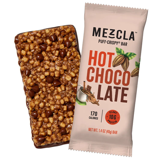 Mezcla | Hot Chocolate | Vegan Plant Protein Bar - 1.40 oz