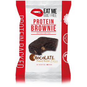 Mangez-moi sans culpabilité | Brownie protéiné au chocolat PB Bliss | 2 oz