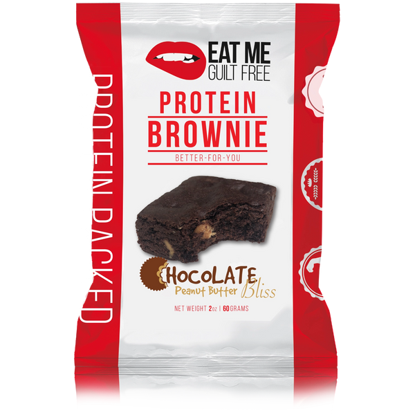 Eat Me Guilt Free | Chocolate PB Bliss Protein Brownie | 2oz