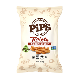 Heirloom Pip's Snacks Twists Cinnamon Sugar