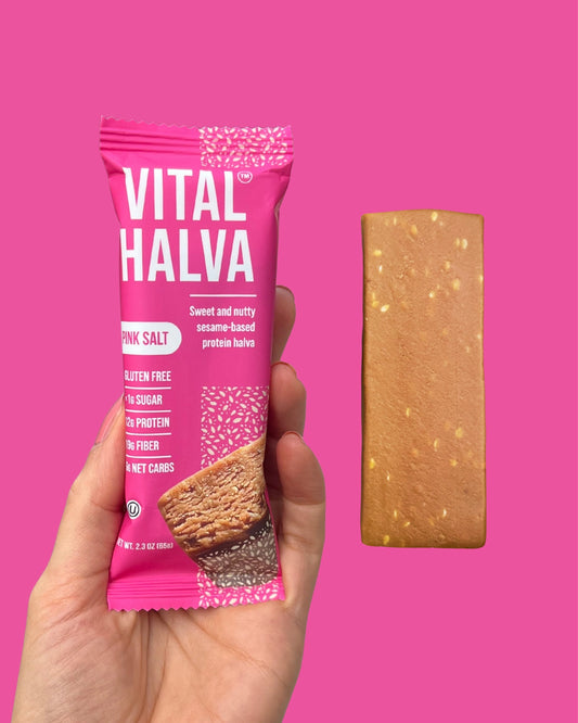Vital Halva Pink Salt Sesame Protein Bar