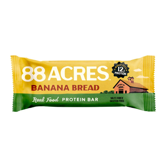 88 Acres | Plant-Based Granola Bar Banana Bread Protein Bar 1.6 oz