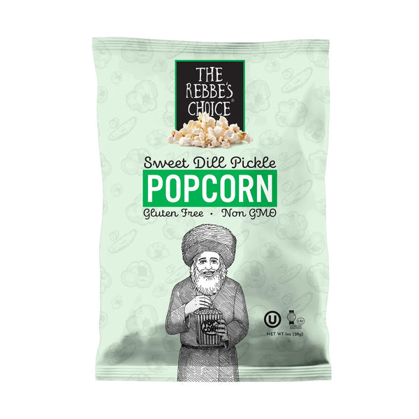 The Rebbe's Choice | Sweet Dill Pickle Popcorn | Gluten Free 1oz