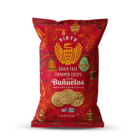 Siete | Seasonal Mini Buñuelos Cinnamon Crisps | Gluten-Free Limited Edition 5oz