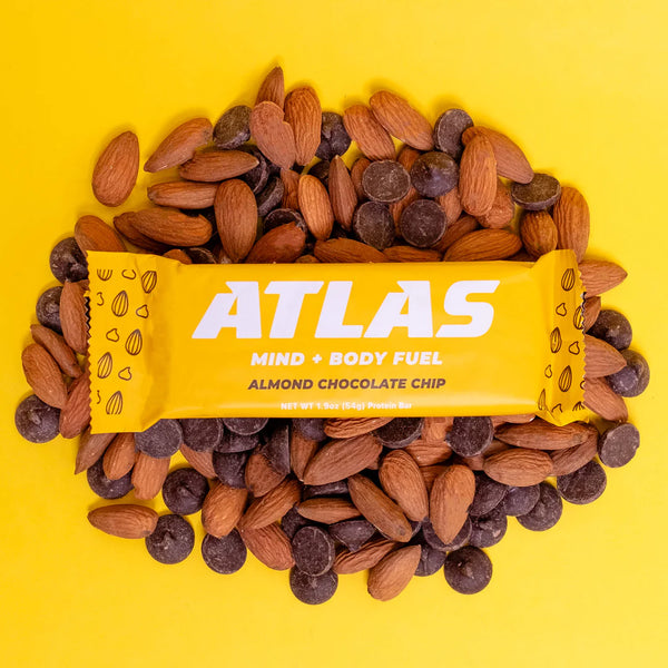 Atlas | Pépites de chocolat aux amandes Keto sans gluten (1,9 oz)