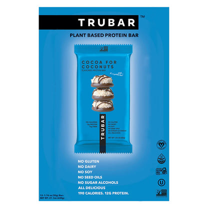 TRUWOMEN TRUBAR Cocoa for Coconuts Plant Fueled Protein Bar (1.76 oz)