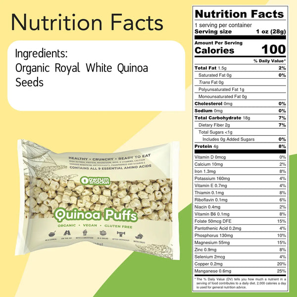 Awsum Snacks Quinoa Puffs (1oz)