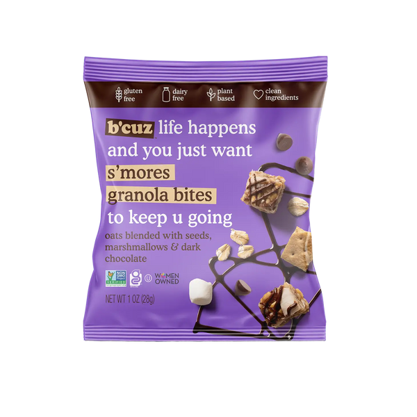 Bcuz Granola Bites S'mores Gluten Free Snack (1 oz)