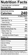 Health Bear Food Co. | Blueberry Almond w/ Lemon Protein Oatmeal | Vegan Gluten-Free 2oz