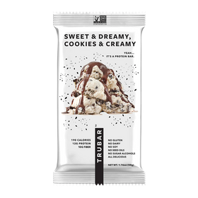TRUWOMEN TRUBAR Sweet & Dreamy Cookies & Creamy Plant Fueled Protein Bar (1.76 oz)
