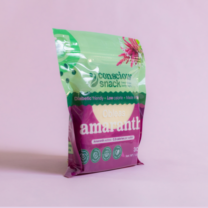 Conscious Snack Obleas Plain Amaranth Wafers (1.05 oz)