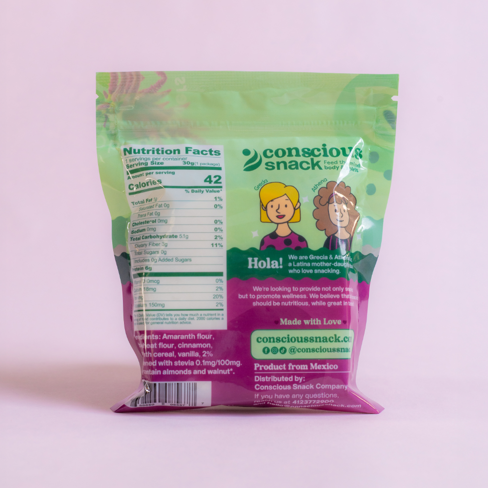 Conscious Snack Obleas Plain Amaranth Wafers (1.05 oz)