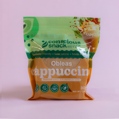 Conscious Snack Obleas Cappuccino Amaranth Wafers (1.05 oz)