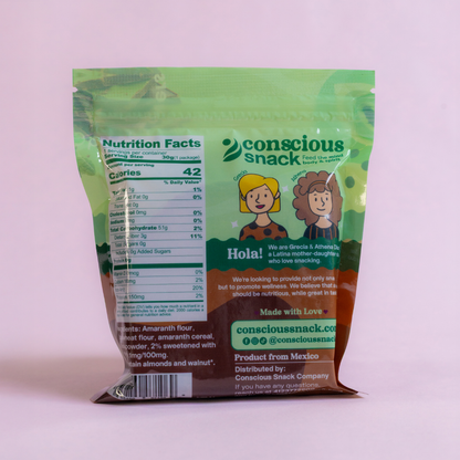 Conscious Snack Obleas Chocolate Amaranth Wafers (1.05 oz)